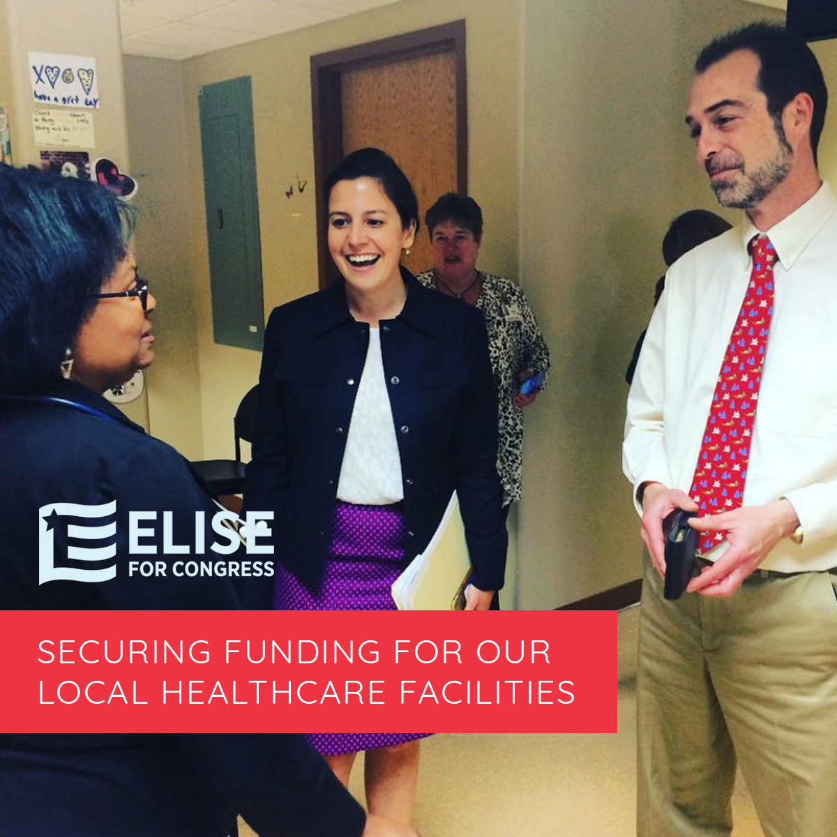 Funding Local Healthcare Facilities Elise for Congress